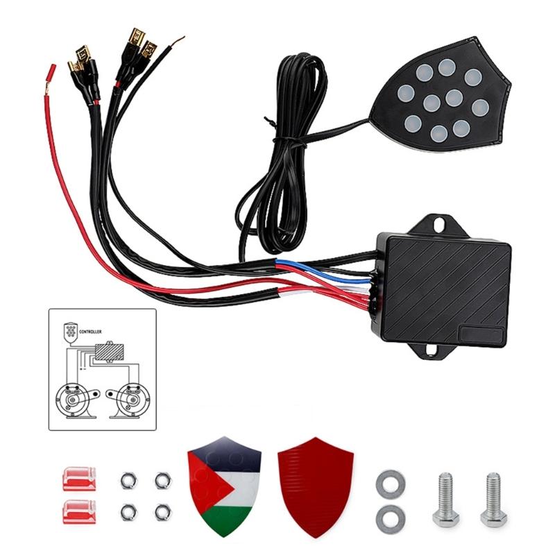 12V-24V Universal 10 Sound Musical Elektronische Horn Controller Regler Monitor Automobil Modifikation