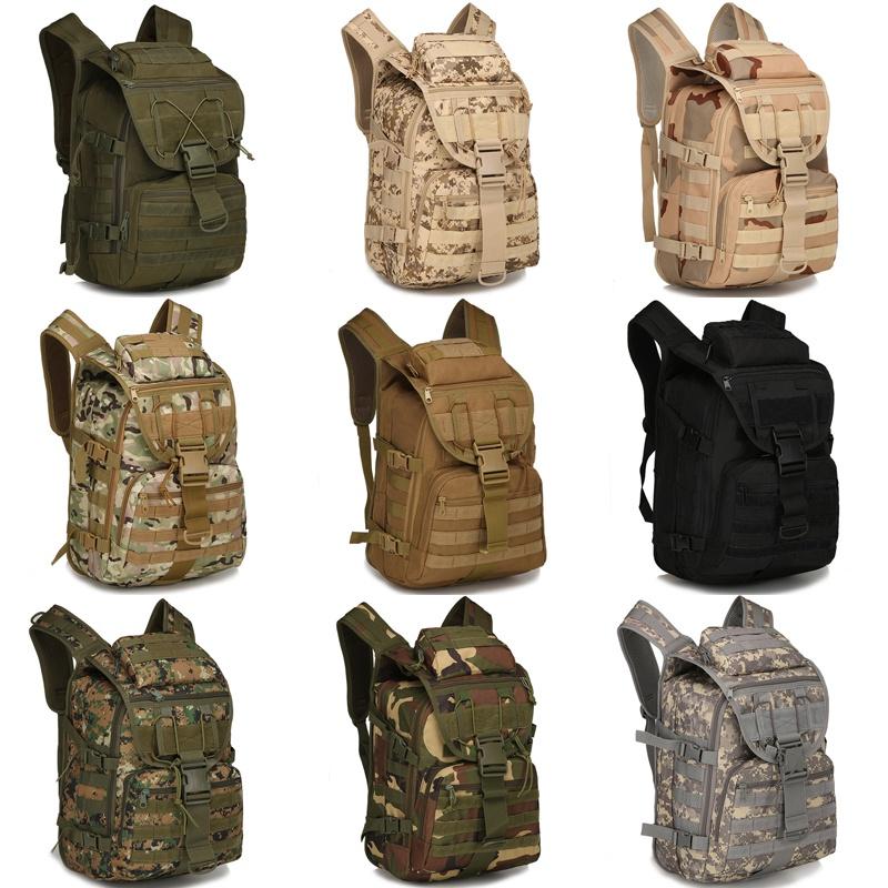 Durable 40l Outdoor Military Tactical Backpack With Adjustable Straps And Waist Protector
