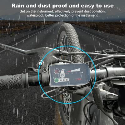 Silikonowy Pokrowiec na Instrument Sterowania Prędkością Roweru Elektrycznego Wodoodporny Pokrowiec na Monitor Ebike Pyłoszczelny do Ekranu Wyświetlacza 790 810 880