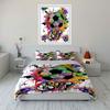 Soccer balls and splashes. Bedding sets Duvet cover sets Duvet covers Pillowcases(1 * Duvet Cover 2 * Pillowcases, without duvet insert)
