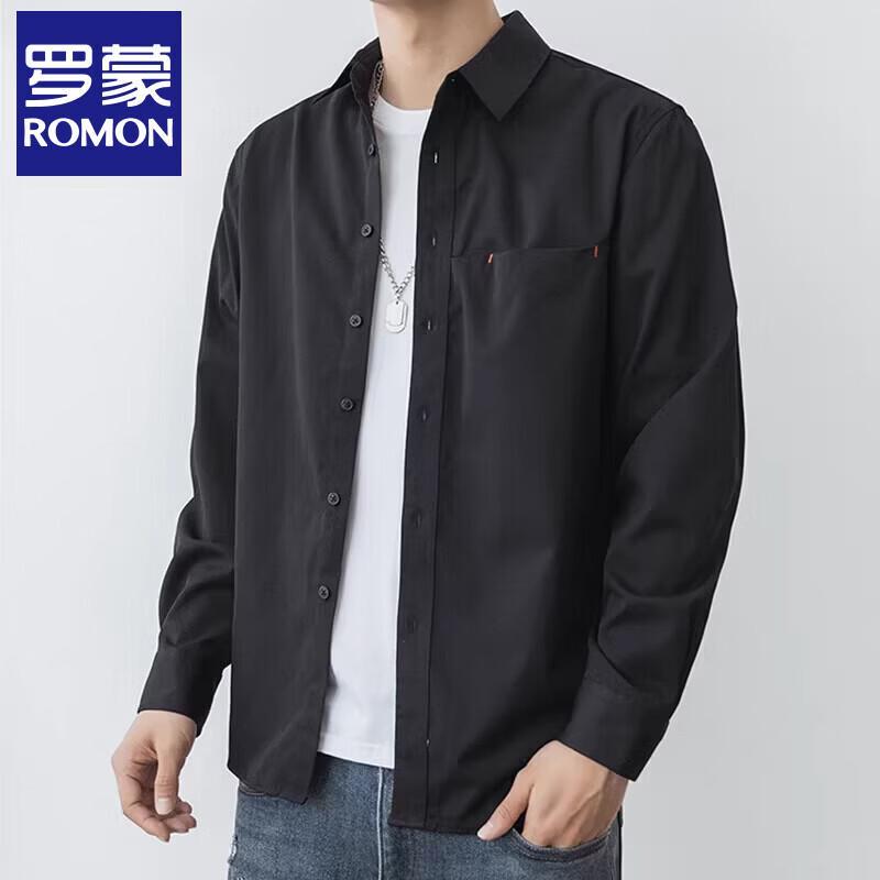 

Romance Men s Long-Sleeve Casual Workwear Shirt M