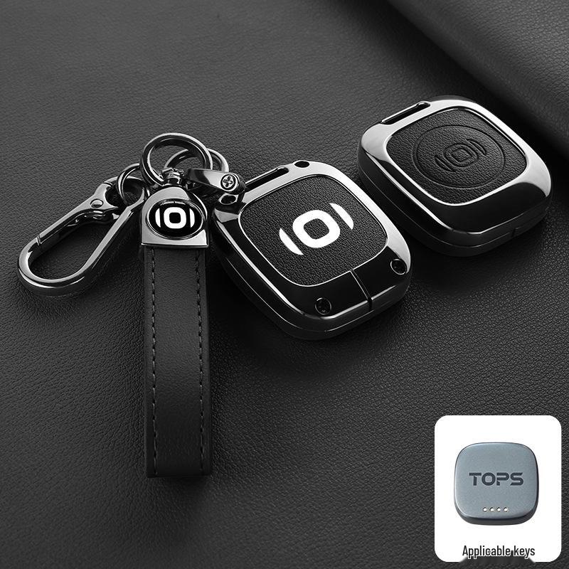Bluetooth-Schlüsselhülle mit Metallschnalle für Changan Qiyuan E07, Kompatibel mit 25 Automodellen
