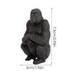 Gorilla Figurine Small Orangutan Sculpture Wildlife Figures Party Favors School Project Desktop Decoration Cognitive Animal Toys