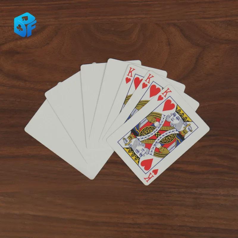 Northern Magic Wordless Poker Set: 4K White Close-up Card Magic Props
