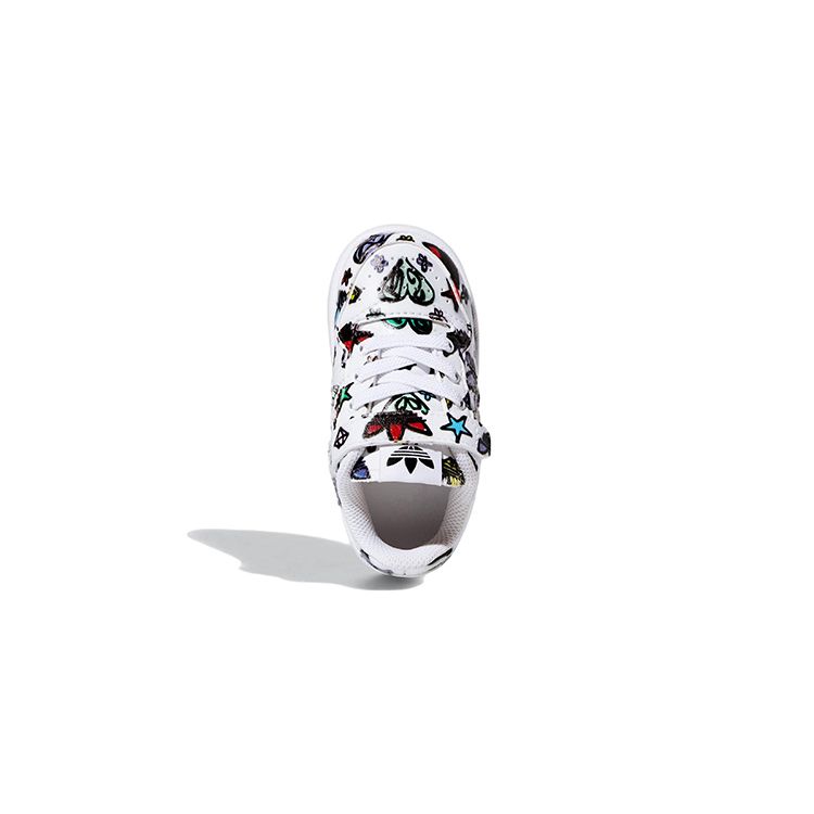 Jeremy Scott X Adidas Forum 84 Low I Monogram Baby Sneakers White Cloud-White Core-Black GX7177