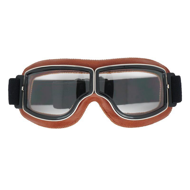 Trendy Retro Harley-Style Windproof Motorcycle Goggles with Sun Protection