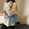 Taška přes rameno Džínová crossbody taška Dámská lehká taška na mobilní telefon