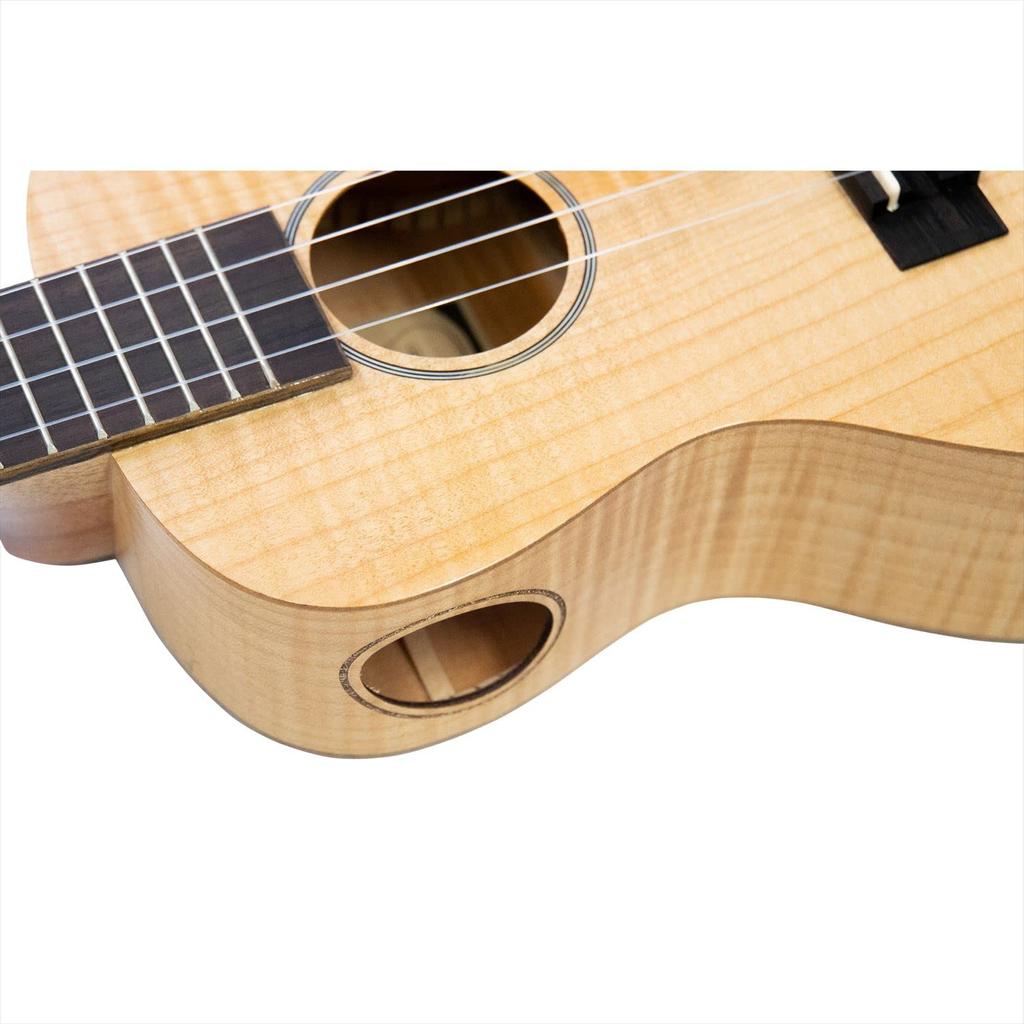 Inspected in Japan Concert Size Ukulele Maple Plywood with Natural [Kai UKULELE] KCI-90 (Flame Case)