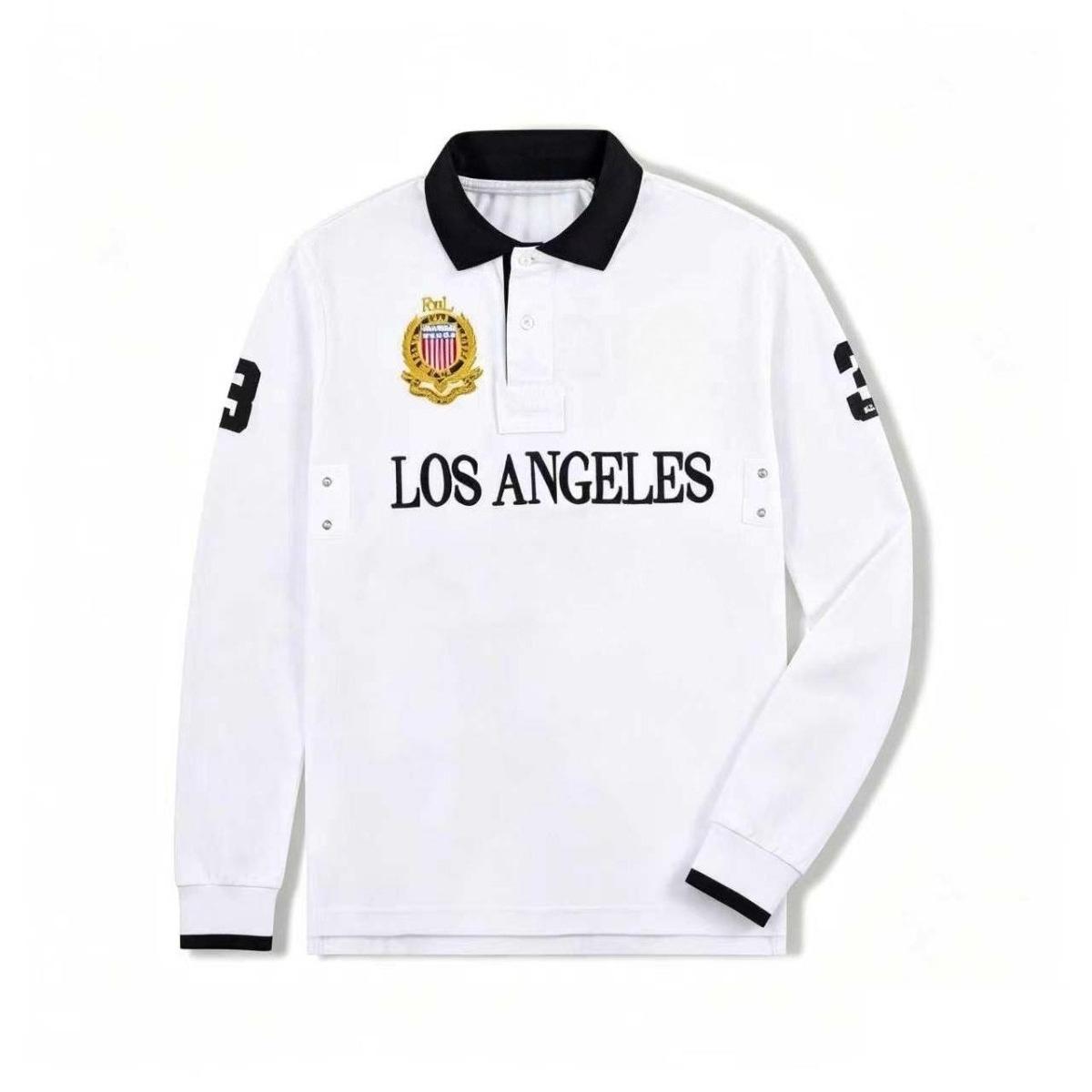 VibeStreet Men`s Polo Shirt Long Sleeve