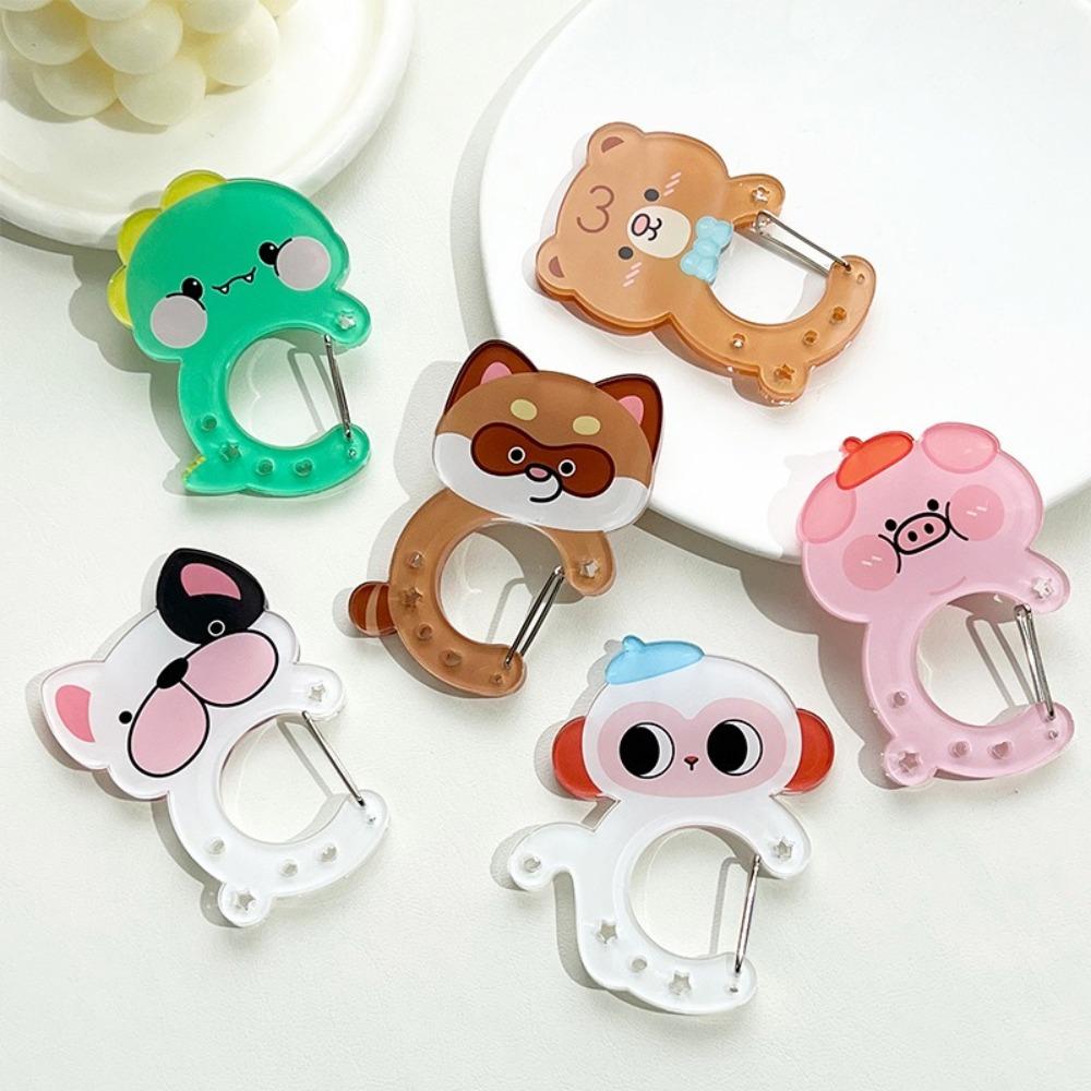 Acrylic Climbing Hook Cartoon Key Hanging Cute Climbing Buckle