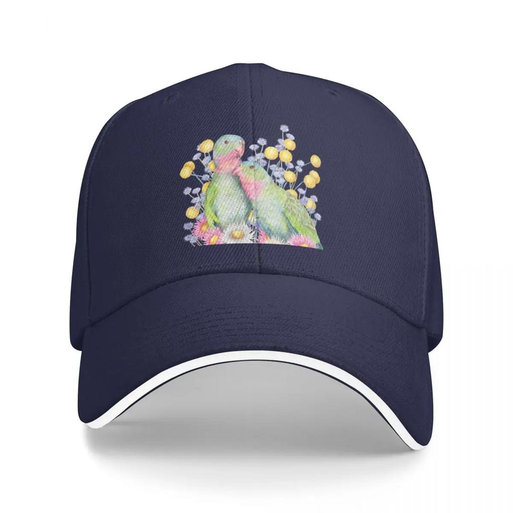 Princess Parrots  Pink Birds from the Australian Outback Baseball Cap Trucker  Snapback  Hats Man Womens