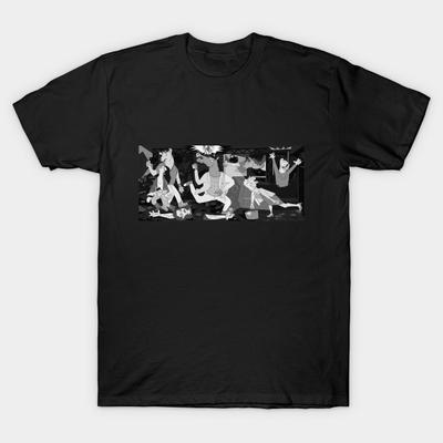 Men Black Print T-shirt Bojack Horseman - Bojernica No-Cut Transfer Paper Print Cotton Tshirt