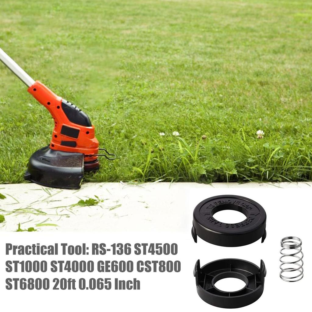 Spulenkappenabdeckung 682378-02 Für Black&Decker ST4500 Für ST1000 ST4000 ST4500 Rasentrimmer Kit Ersatz Mit Feder