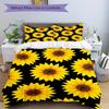 3pcs Sunflower Pattern Bedding Set, Breathable and Soft, Suitable for All Seasons, Ideal for Home Use, Suitable for Bedroom Decor 21181