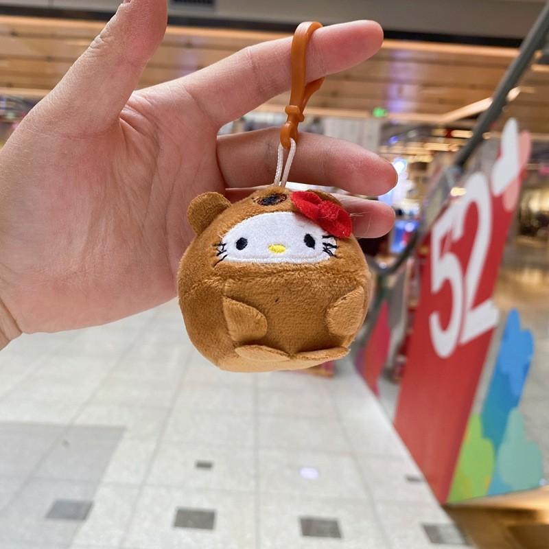 Hello Kitty Plush Keychain With Metal Clasp And Gift For Collectors