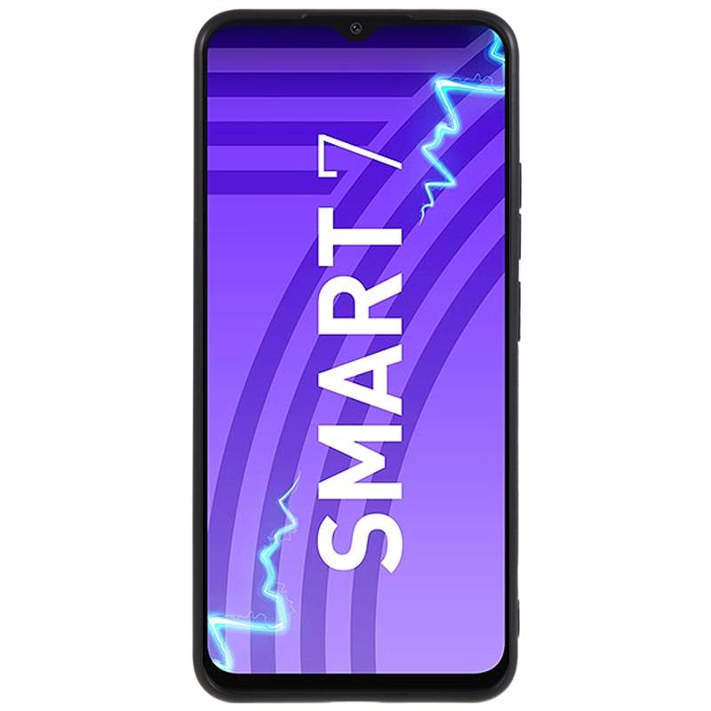 

For Infinix Smart 7 4G Phone Case Anti-Scratch Protective Matte TPU Cell Phone Cover Black