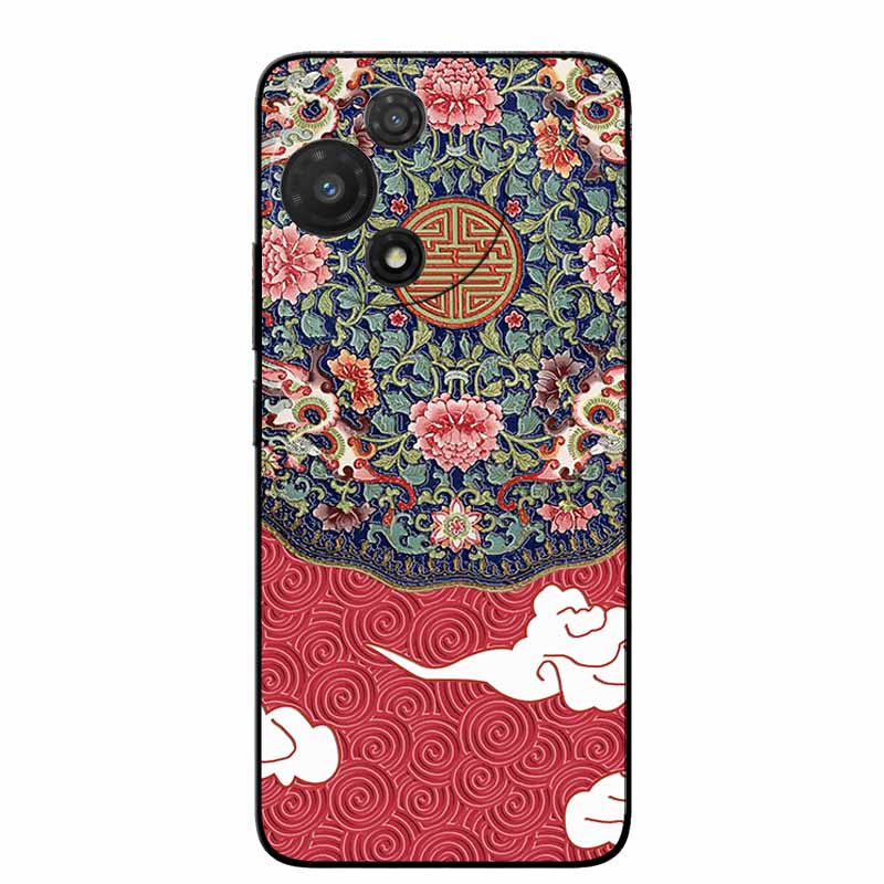 3D Cartoon Emboss Case For TCL 60R / TCL 60 SE NxtPaper Relief Embossed Retro Silicone Covers For 60 SE NXTpaper 5G Anime Bumper