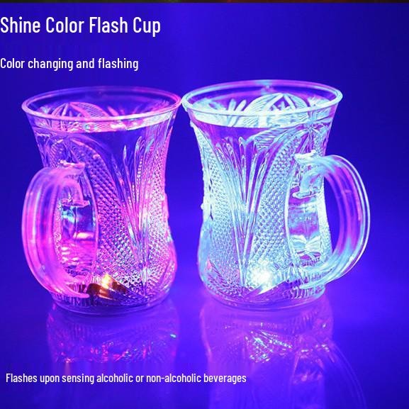 Luminous Seven-Color Flashing Cup: Water-Activated LED Corn Cup for Kids – Creative Gift. 03214522