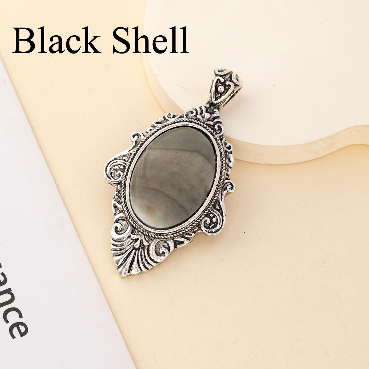 

1 шт. Исцеляющий хрустальный кулон Рейки, винтажные богемные овальные натуральные камни, энергетические самоцветы, подвески для самостоятельного изготовления женских ожерелий, аксессуары для изготовления рождественских украшений 1Pc/55x30mm