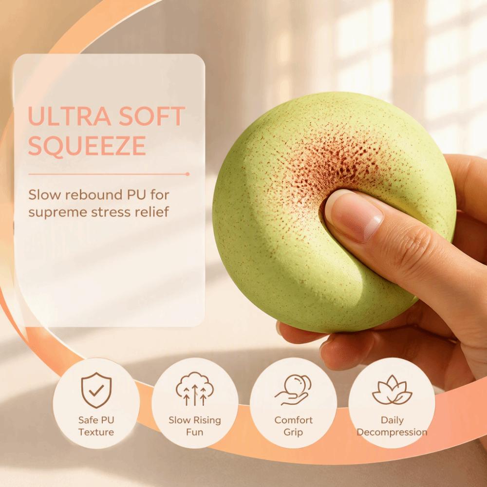 Slow Rising Fidget Toy Ultra Soft Sensory Toy Simulation Food Sticky Bun Toy Teens