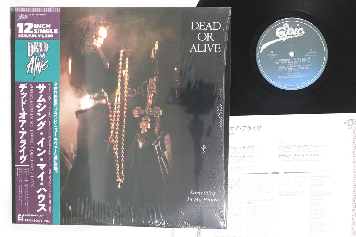 

12-дюймовая пластинка DEAD OR ALIVE Something In My House 123P792 EPIC 1986 Япония Obi Рок Б/у