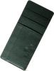 BLUE SINCERE Genuine Leather Card Holds 9 for Long ICC1 Case, Slim, Anti-Magnetic, Cards, Women's Wallets, (Deep Green)