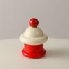 Cream Style Ceramic Toothpick Jar Cartoon Color Contrast Toothtip Holder Household Storage Good Cotton Swab Jar with Hand Gift