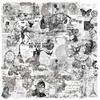 58Pcs Water Resistant Aesthetic PET Sticker Scrapbooking Sticker for Journal Notebook Water Bottle Photo Album Phone