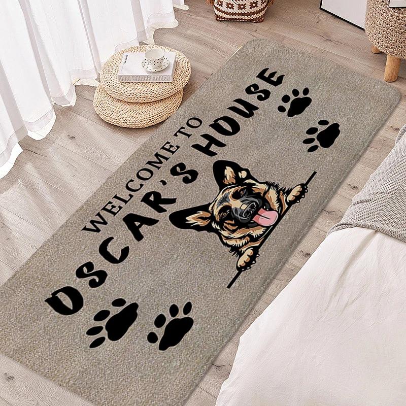 Carpet for Bedroom Lovely Pet Foot Mat Cat Dog Entrance Doormat Living Room Hallway Bathroom Rug Kitchen Accessories