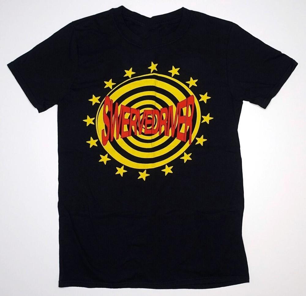 Merry Christmas Swervedriver Band Full Cotton Black T-Shirt ES052 Unisex T-Shirt S