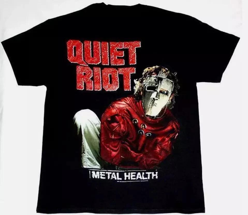 Quiet Riot Metal Health T-shirt Black Cotton, Size S-5XL M