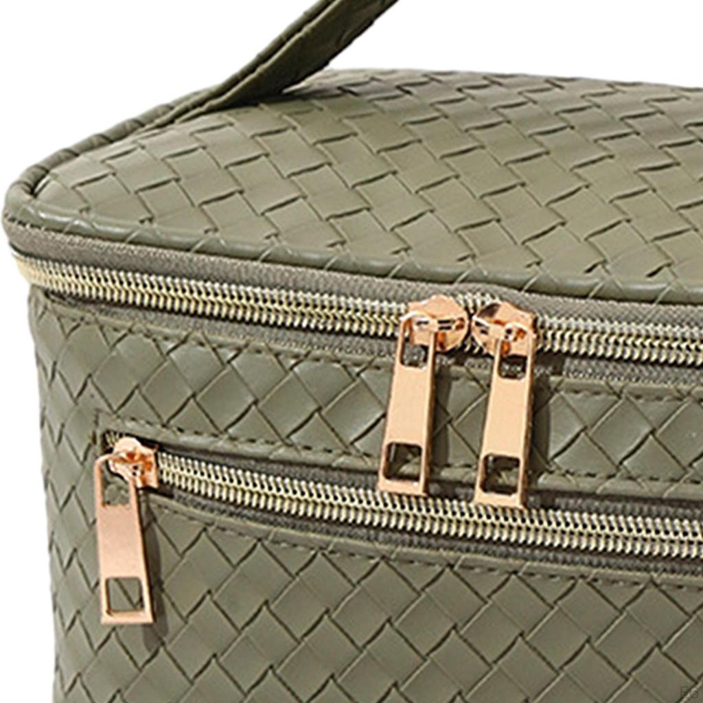 Cosmetic Bag Toiletry with Handle Portable Stylish Travel Cosmetics Storage Make Up