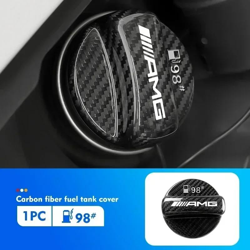 Tappo Carburante in Fibra di Carbonio Copertura Protettiva Decorativa per Serbatoio Carburante per AMG C180 C300 W124 W176 W177 C200 C260 GLC CLE CLA