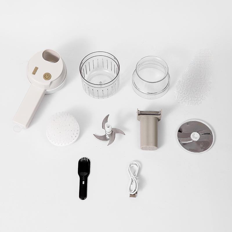 "Electric Multi-Function Vegetable Cutter & Garlic Pounder"