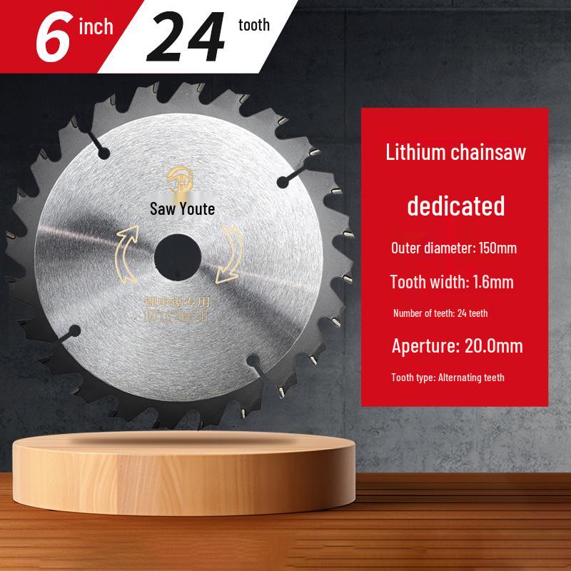 Woodworking Circular Saw Blade for 4, 10, or 12 Inch Cutting; Fits 125 Angle Grinder & 140 Lithium Battery Saw - Cuts Aluminum Sheets