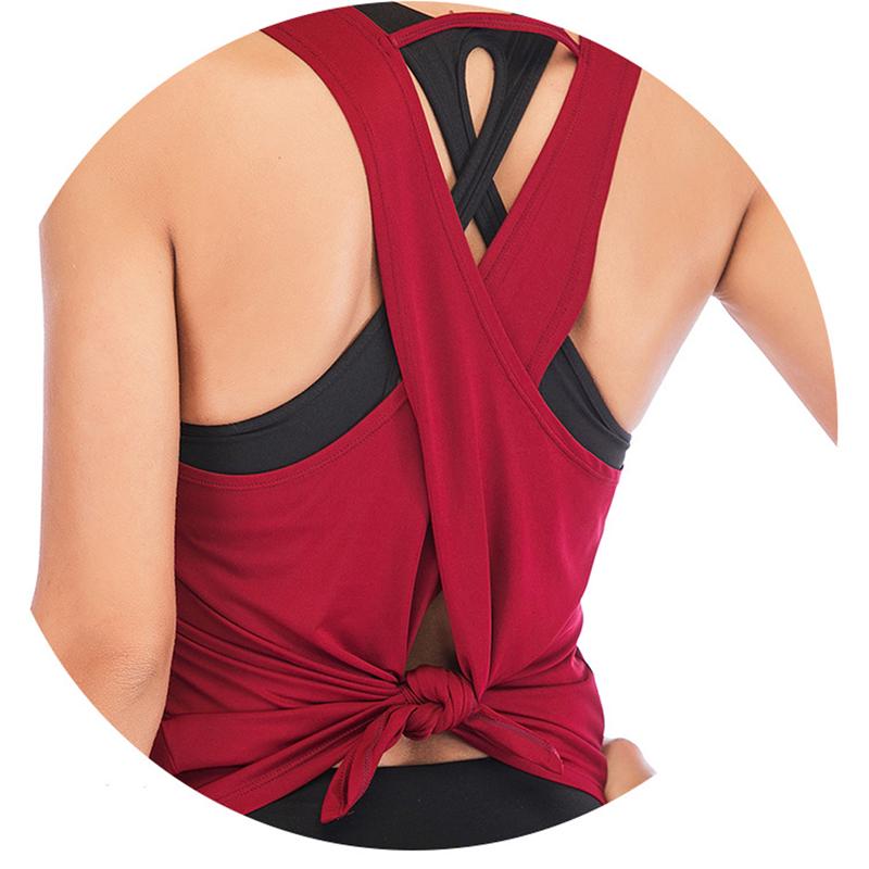 Cheap Sports Wear for Women Gym Tank Top Fitness Running Vest