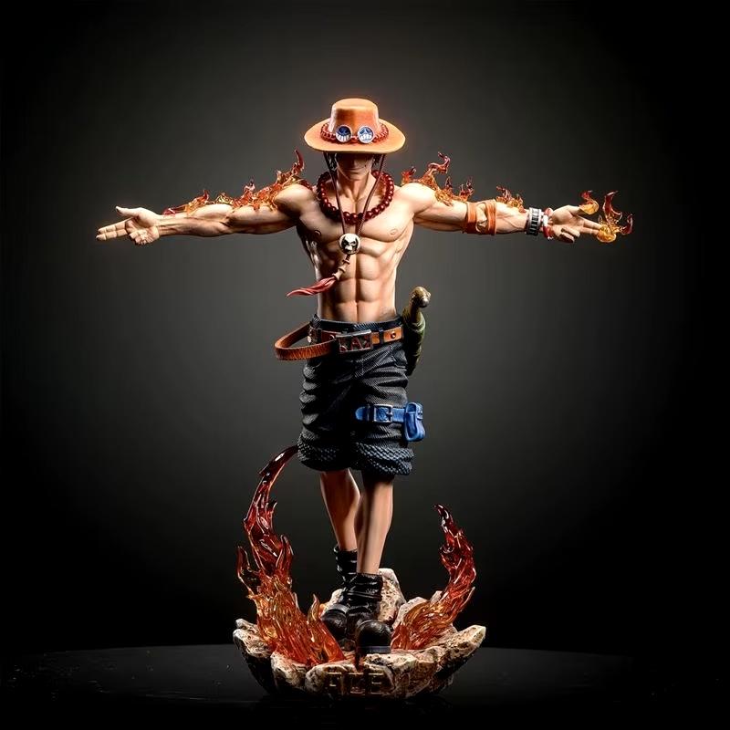 

Genuine In Stock 28cm Anime One Piece Ace Figure Portgas D Ace Action Figurine Pvc Statue Collectible Model Toys Gifts