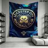 leicester city football club Wall Tapestry Aesthetic Wall Hanging Printed Fabric Blanket Decorative Tapestries for Bedroom Living Room Home Decor