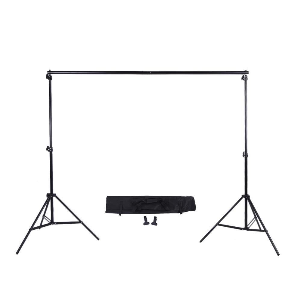 2 *   / 6.6 * 9.8ft   Background Support Stand Photo Backdrop Crossbar Kit with two Clamps
