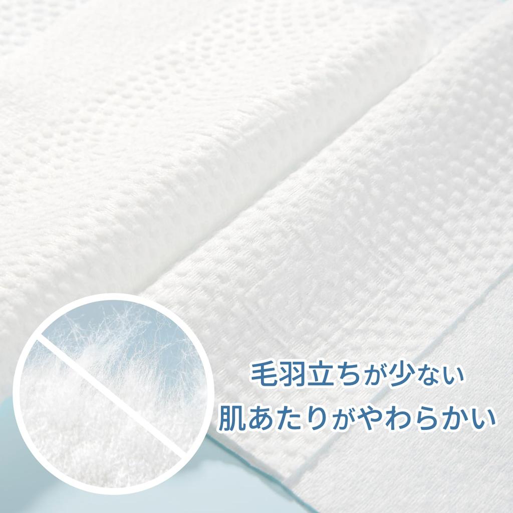 ITO Cleansing Towels Facial 60 towels x 3 Gentle enough for ITO original sharkskin pattern embossed Suitable for sensitive skin and skin Disposable