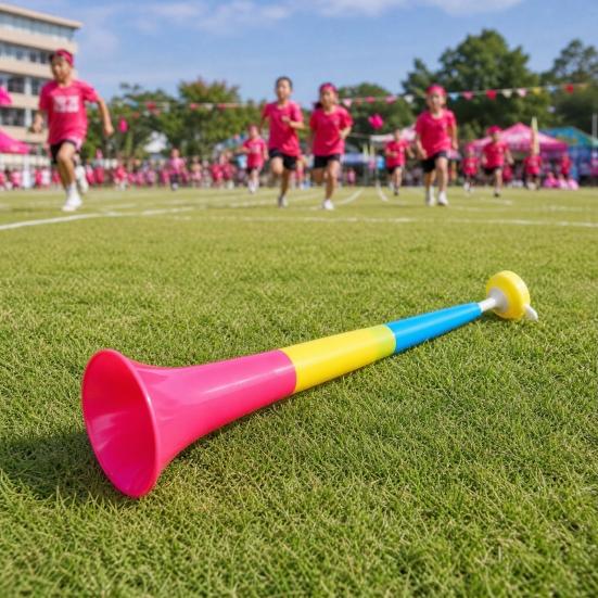 Telescopic Cheering Horn 3 Section Extendable Blower Portable Stadium Noise
