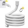 Dehumidifier Drain Hose Long Flexible AC Drain Pipe With Connect Clamp Hose Replacement Dehumidifier Attachment For Garden