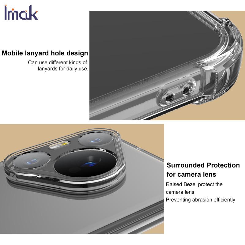 Pro pouzdro na telefon Nubia Z60S Pro 5G IMAK Nárazuvzdorné měkké pouzdro