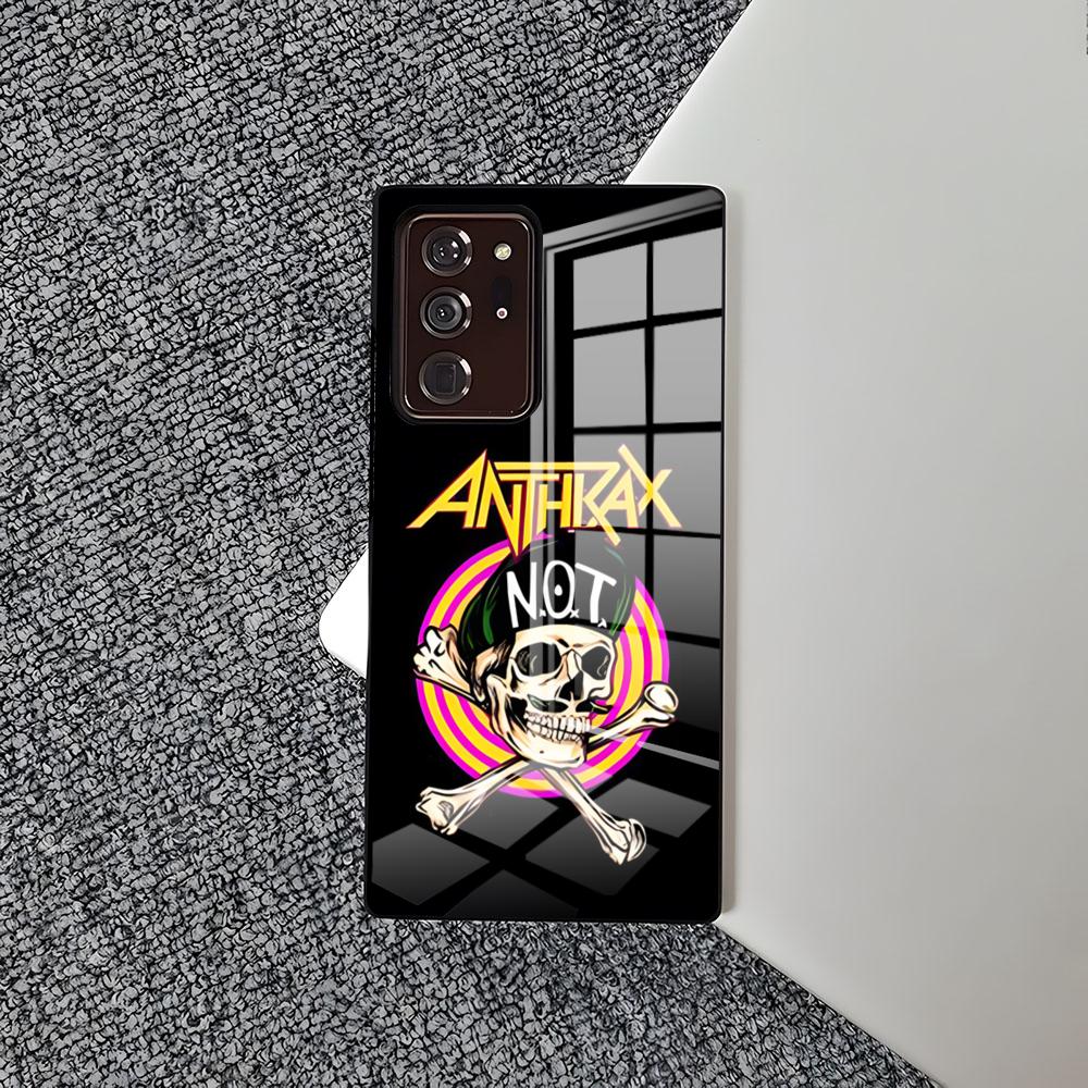 ANTHRAX Band Phone Case For Samsung S 25 26 24 23 22 21 Ultra 10 Plus A16 Pro Fe 20 Note 34 S30 Glass Shockproof