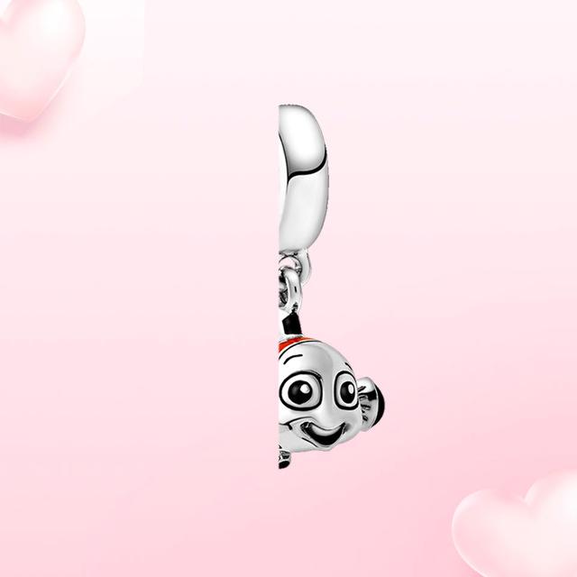 100% 925 Sterling Silver Přívěsek Millenium Falcon Falcon Přívěsek Fit Originální módní šperky Dámský náramek DIY dárek