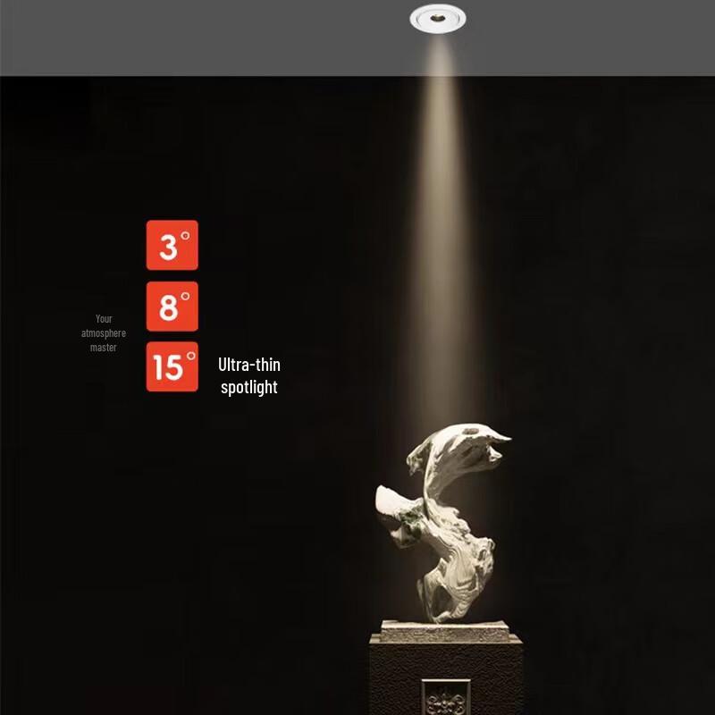 Xuan Yong Black Recessed LED Spotlight
