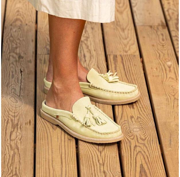Women's Slip-ons El Naturalista Plantae Moccasin Raspberry N5964