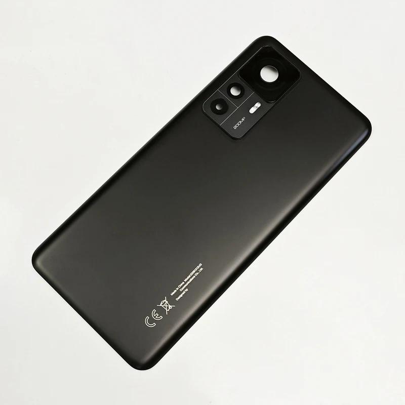 MI 12T A+ Back Glass Cover Door For Xiaomi 12T Pro 5G Replacement Battery, Rear Housing Cover Mi12T With Camera Lens