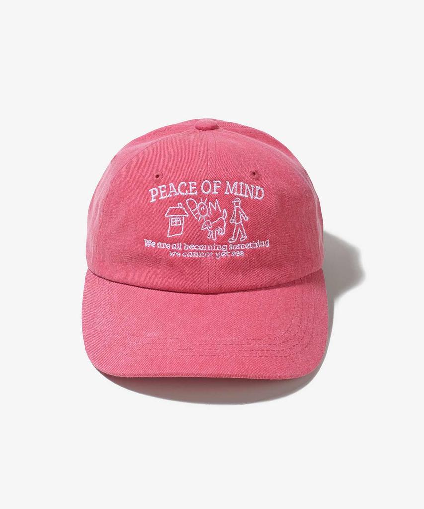 Beollunpeulenjeu Peace Of Mind Pigment Ball Cap Red