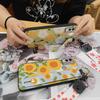 Soft Case Flower Phone Case For Nokia C22 Wristband Durable Ring Waterproof Lanyard Oil Painting Back Cover Silicone